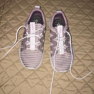 Lavender Reebok sneakers